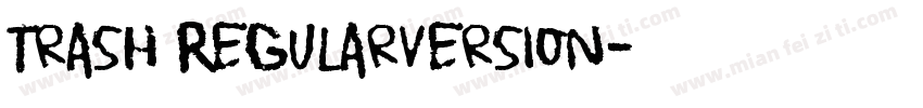 Trash RegularVersion字体转换